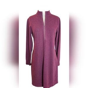 Tommy Bahama 1/2 Zip Sweatshirt Dress - Sz Med